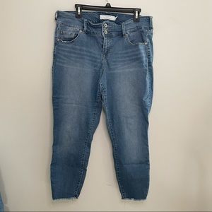 TORRID PLUS SIZE Denim 16R Blue Jean Capri
